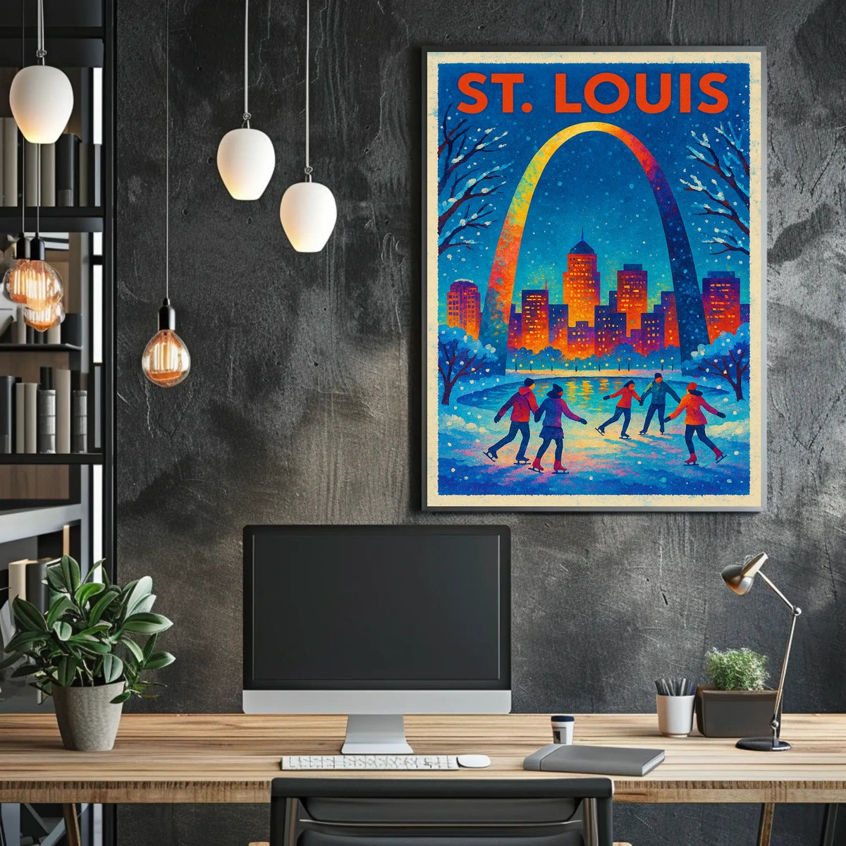 St. Louis Winter Wonderland Poster