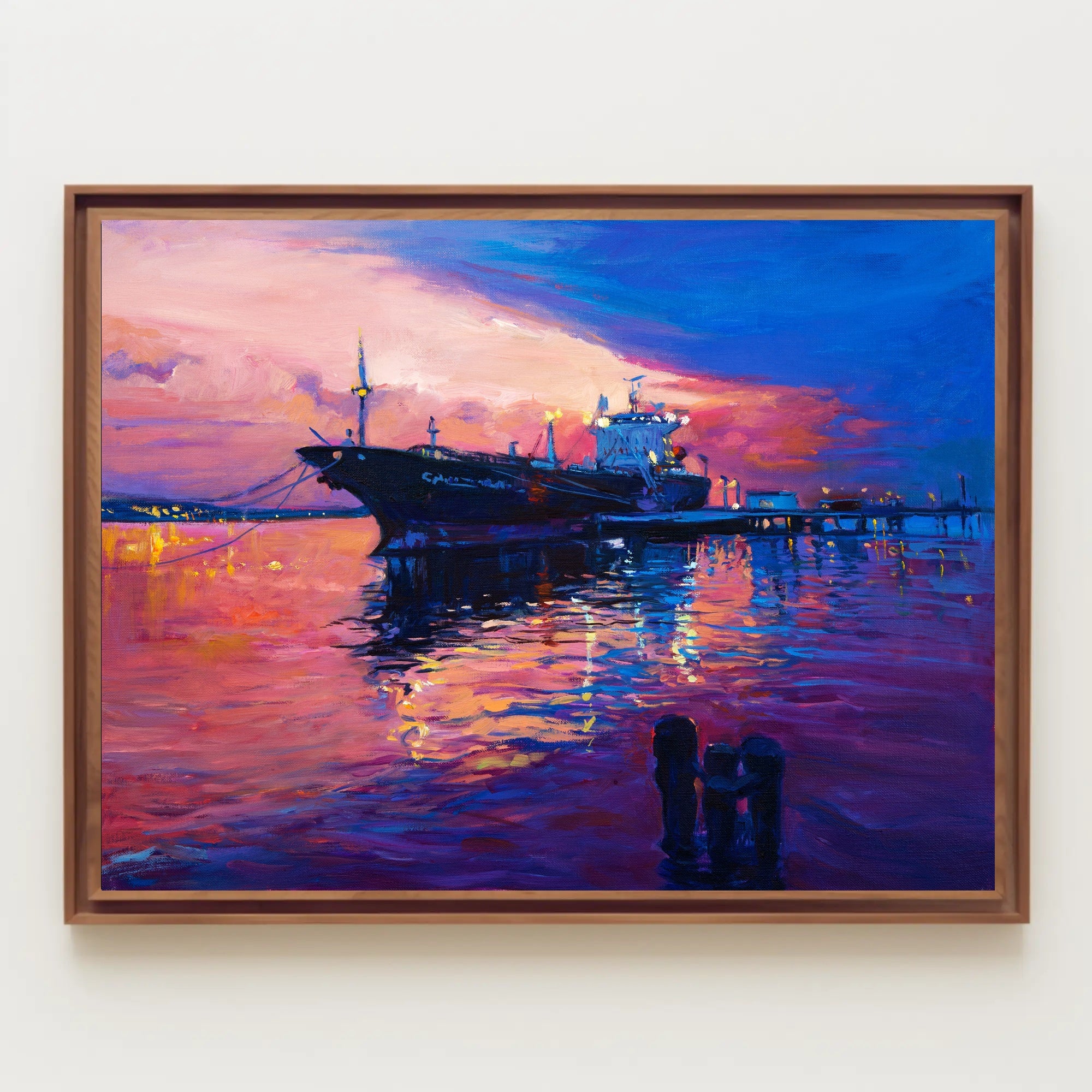 Twilight Harbor Poster