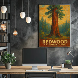 Redwood National Park Poster