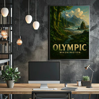 Olympic National Park Washington Poster