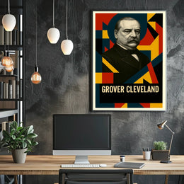 Grover Cleveland 24th President of the United States Abstract Pop Poster