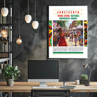 Juneteenth Celebration: Vibrant Heritage Festival Cultural or Heritage Poster