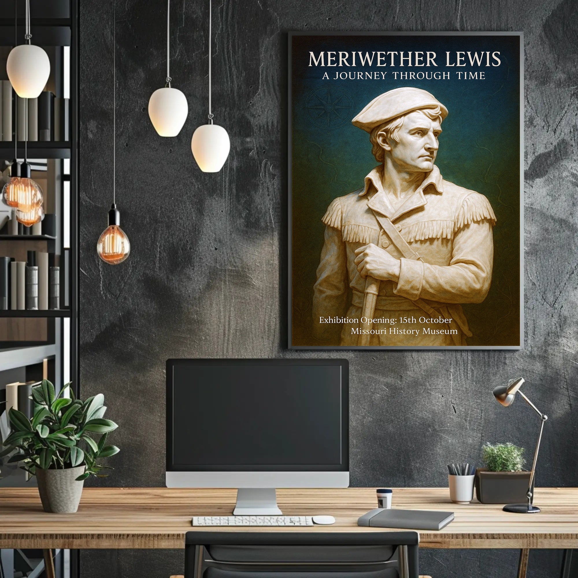Meriwether Lewis A Journey Through Time Poster PosterGoat