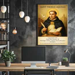 Saint Thomas Aquinas Poster PosterGoat
