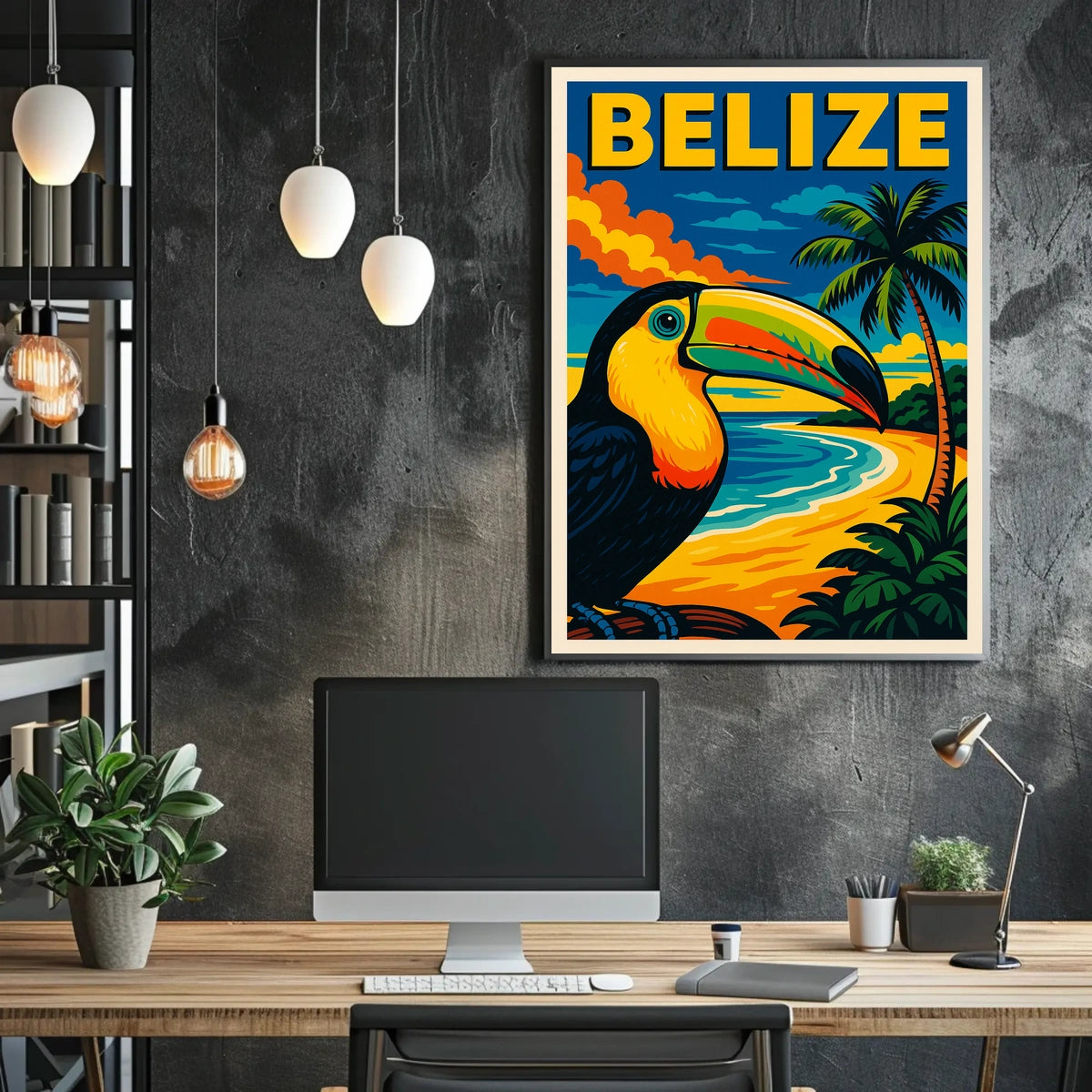 Belize Tropical Paradise Poster