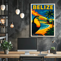 Belize Tropical Paradise Poster