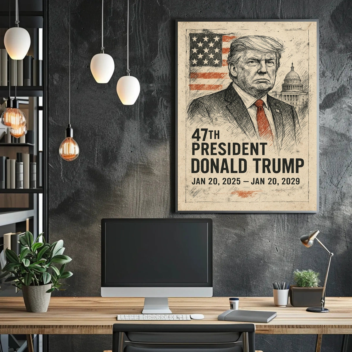 Donald Trump 47th President Poster