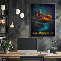 Fallingwater Frank Lloyd Wright Poster