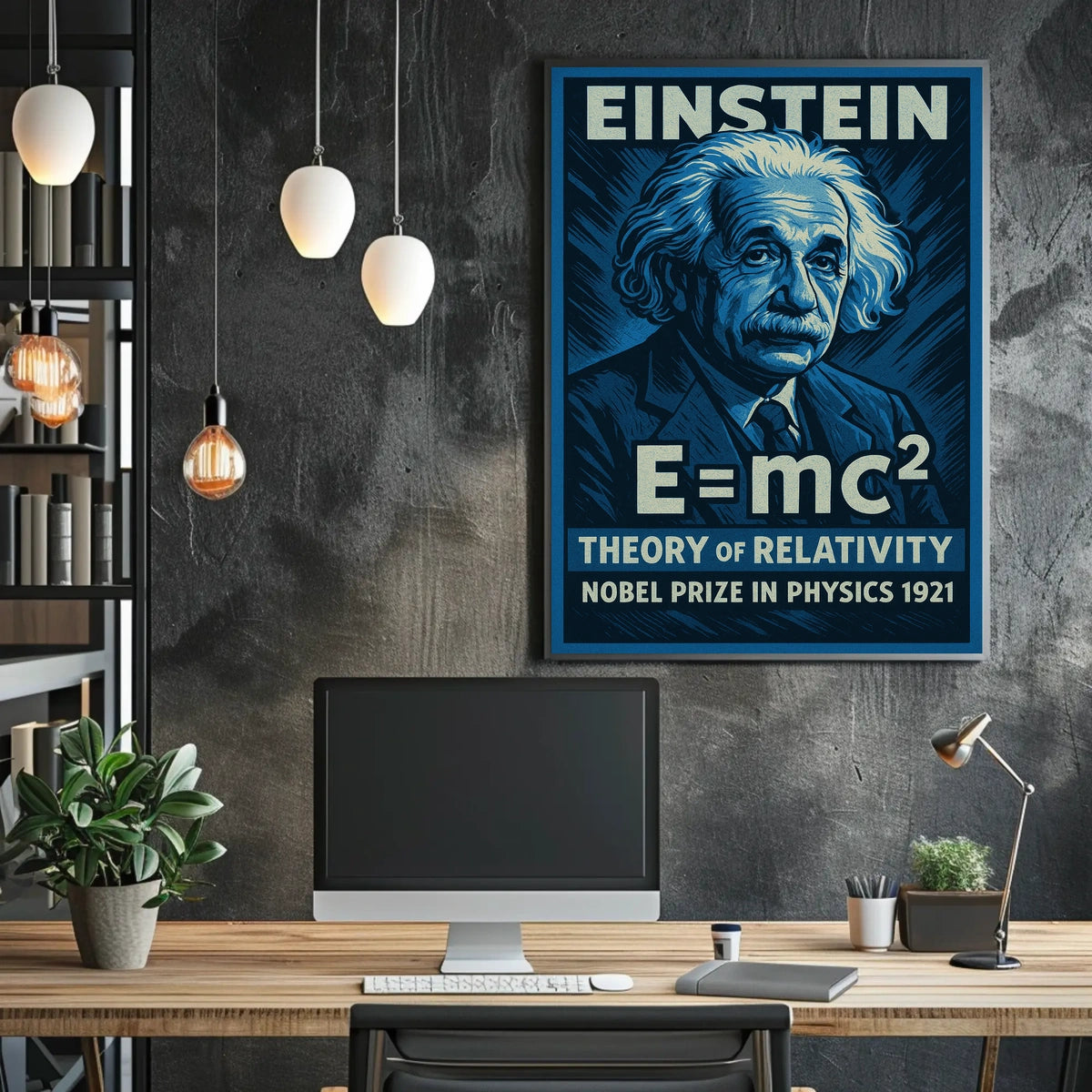 Albert Einstein Theory Of Relativity Poster
