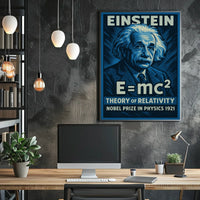 Albert Einstein Theory Of Relativity Poster