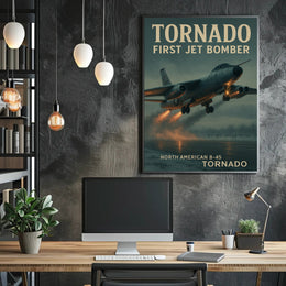 North American B-45 Tornado Early Cold War Poster