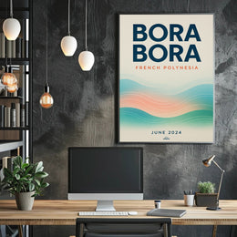 Bora Bora Travel Poster PosterGoat