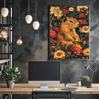 Charming Woodland Chipmunk Animal Poster