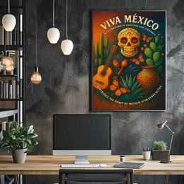 Viva México: Celebrate Heritage with Cultural or Heritage Poster