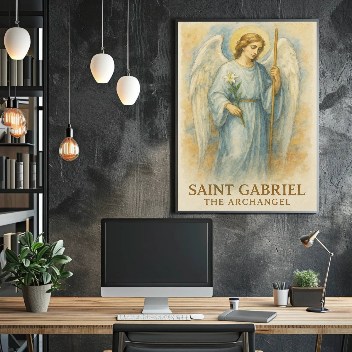 Saint Gabriel the Archangel Poster