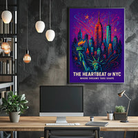 The Heartbeat of NYC Poster