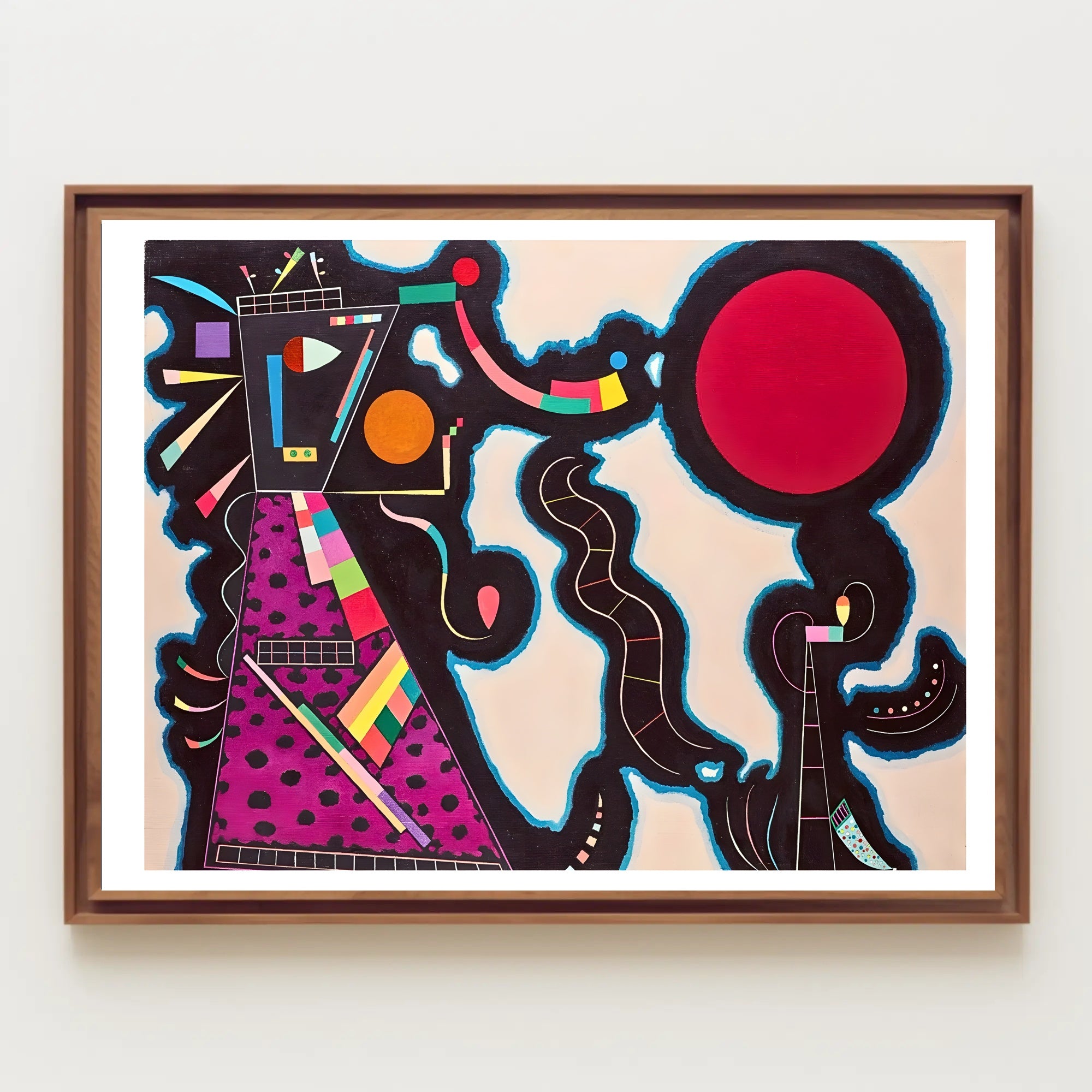 Abstract Geometric Symphony Poster