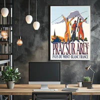 Praz Sur Arly Winter Sports Poster PosterGoat