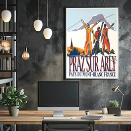 Praz Sur Arly Winter Sports Poster PosterGoat