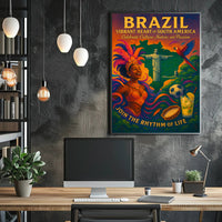 Vibrant Heart of South America Poster