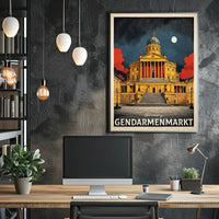 Gendarmenmarkt at Night Poster