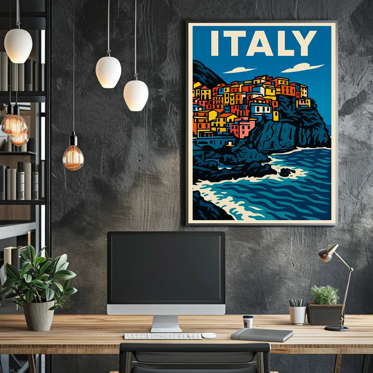 Vibrant Italy Poster