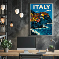 Vibrant Italy Poster