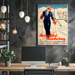 Winter Sports At The Foot Of The Poster