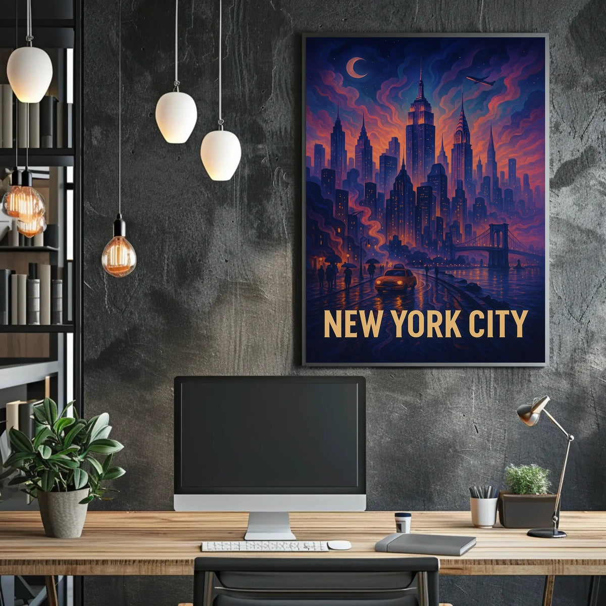 New York City Skyline Poster