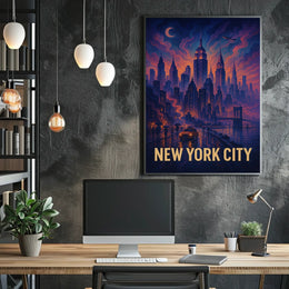 New York City Skyline Poster