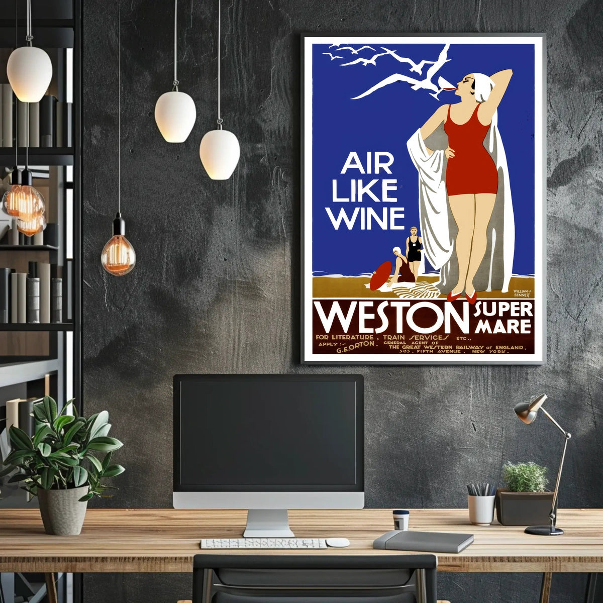 Air Like Wine Weston-Super-Mare Poster
