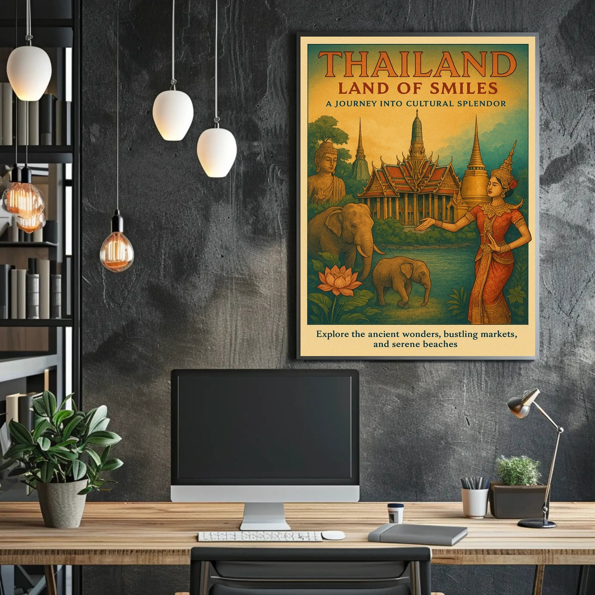 Thailand Land Of Smiles Poster