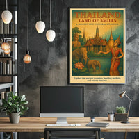 Thailand Land Of Smiles Poster