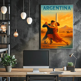 Argentina Tango Dance Passion Cultural or Heritage Poster
