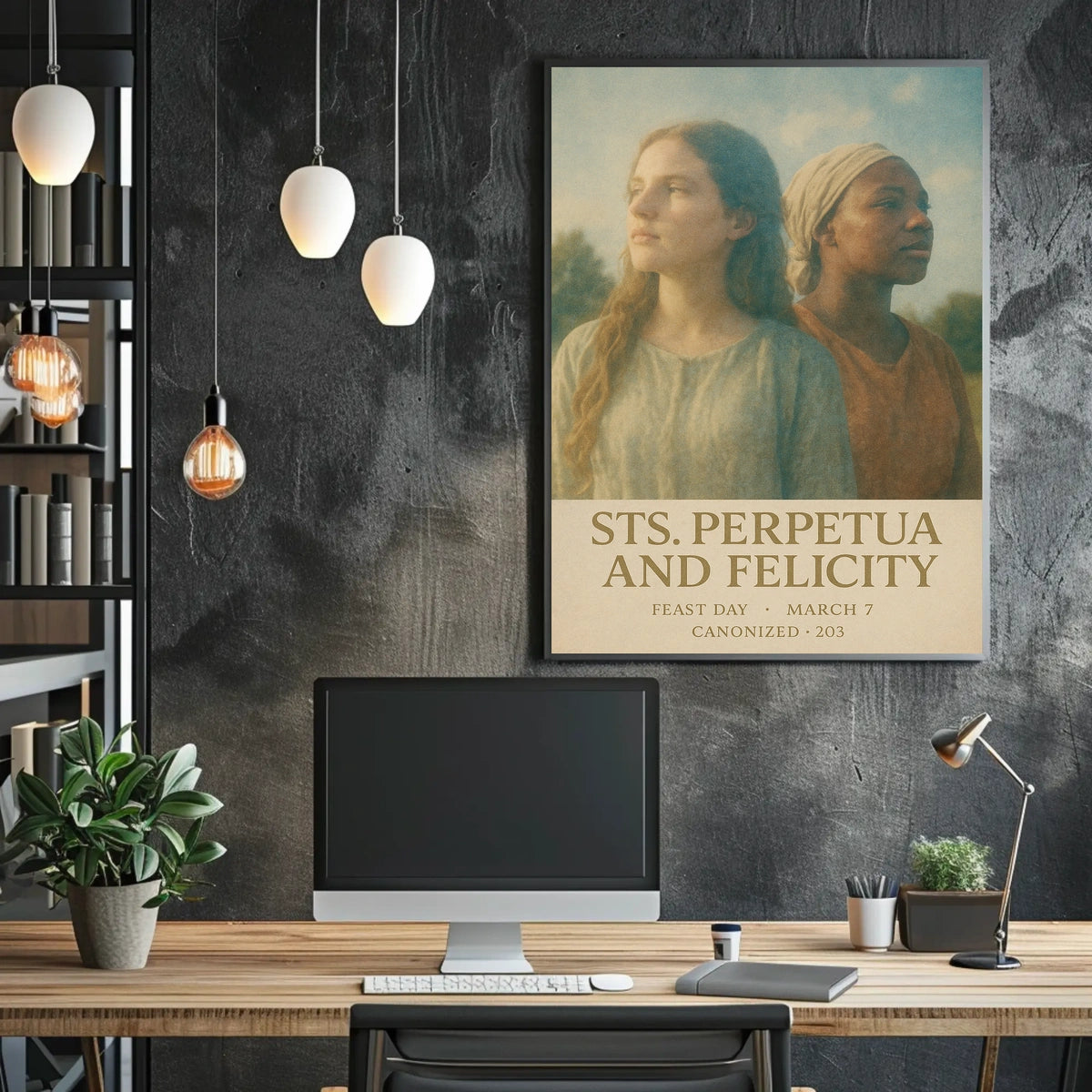 Saints Perpetua And Felicity Poster