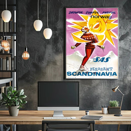 Snowful, Sunful, Funful Norway Poster PosterGoat
