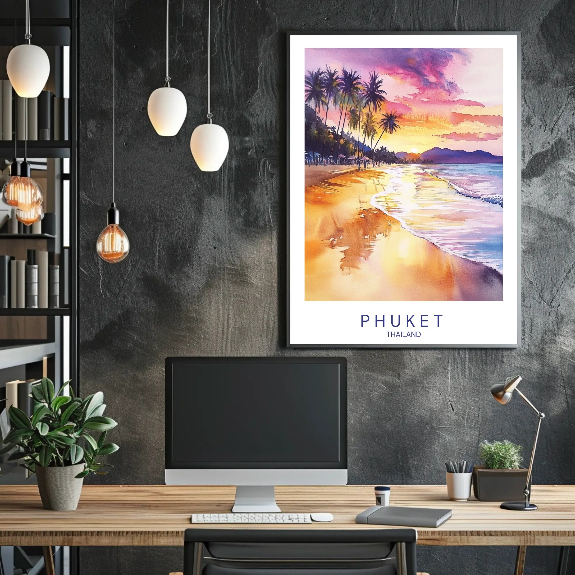 Sunset in Phuket Poster PosterGoat