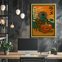 Ramen Spider Delight Poster