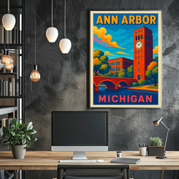 Ann Arbor, Michigan Poster