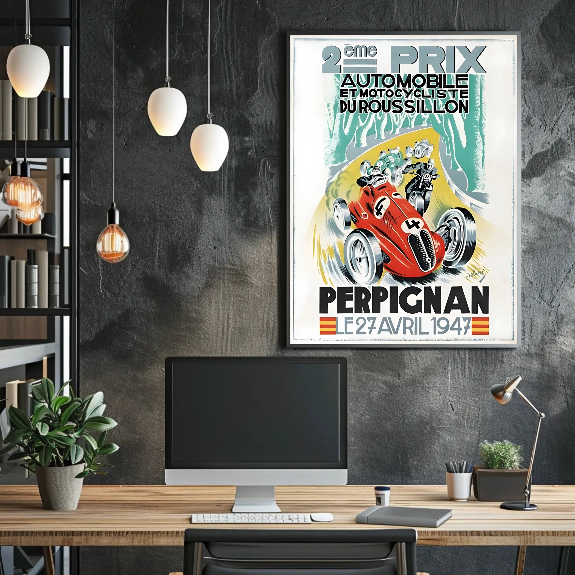 Roussillon Travel Poster Art Print for Decor