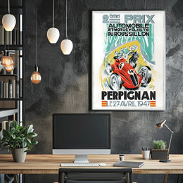 Roussillon Travel Poster Art Print for Decor