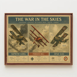 Legendary Aircraft of World War I Poster