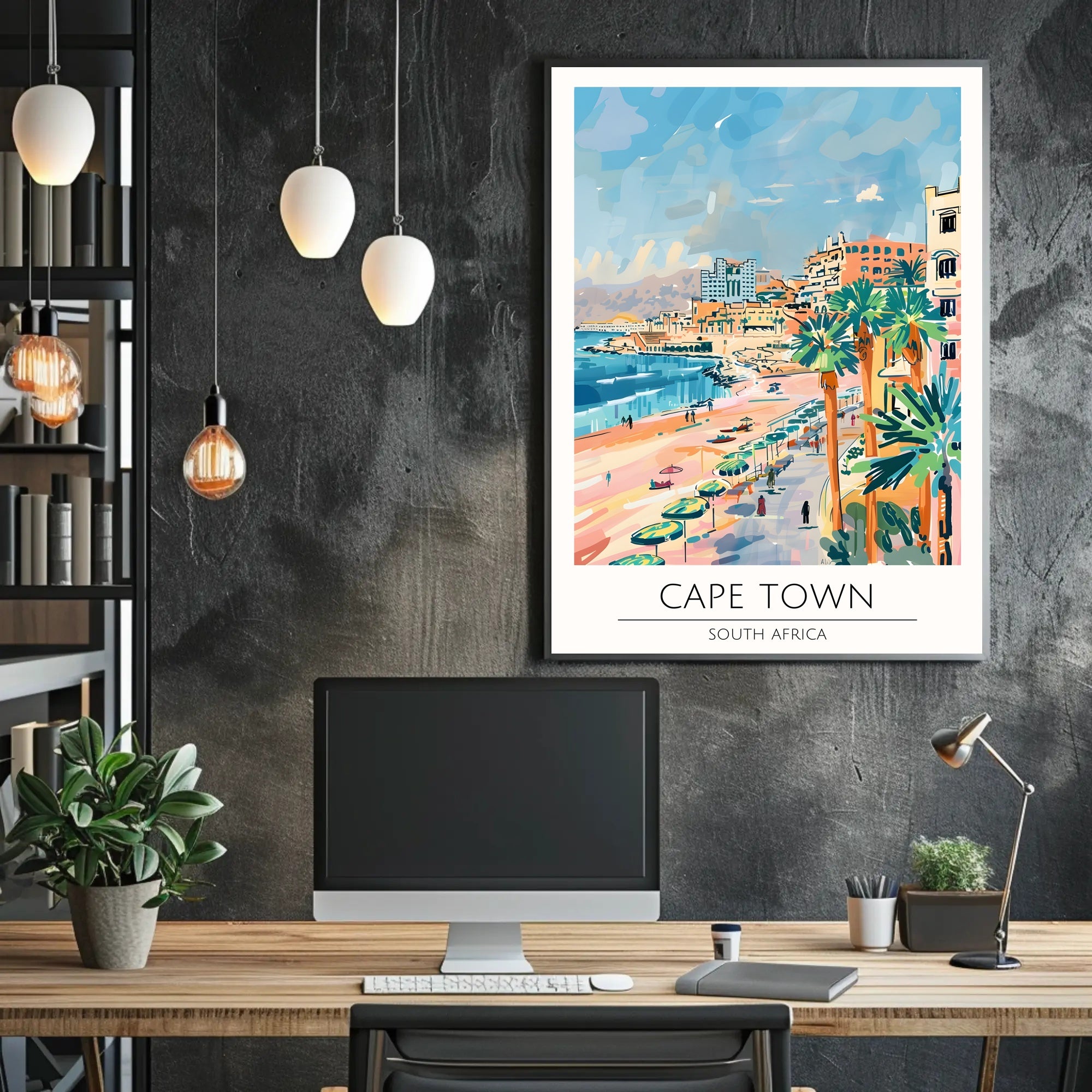 Scenic Cape Town Poster PosterGoat