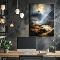 Majestic Mountain Landscape Poster