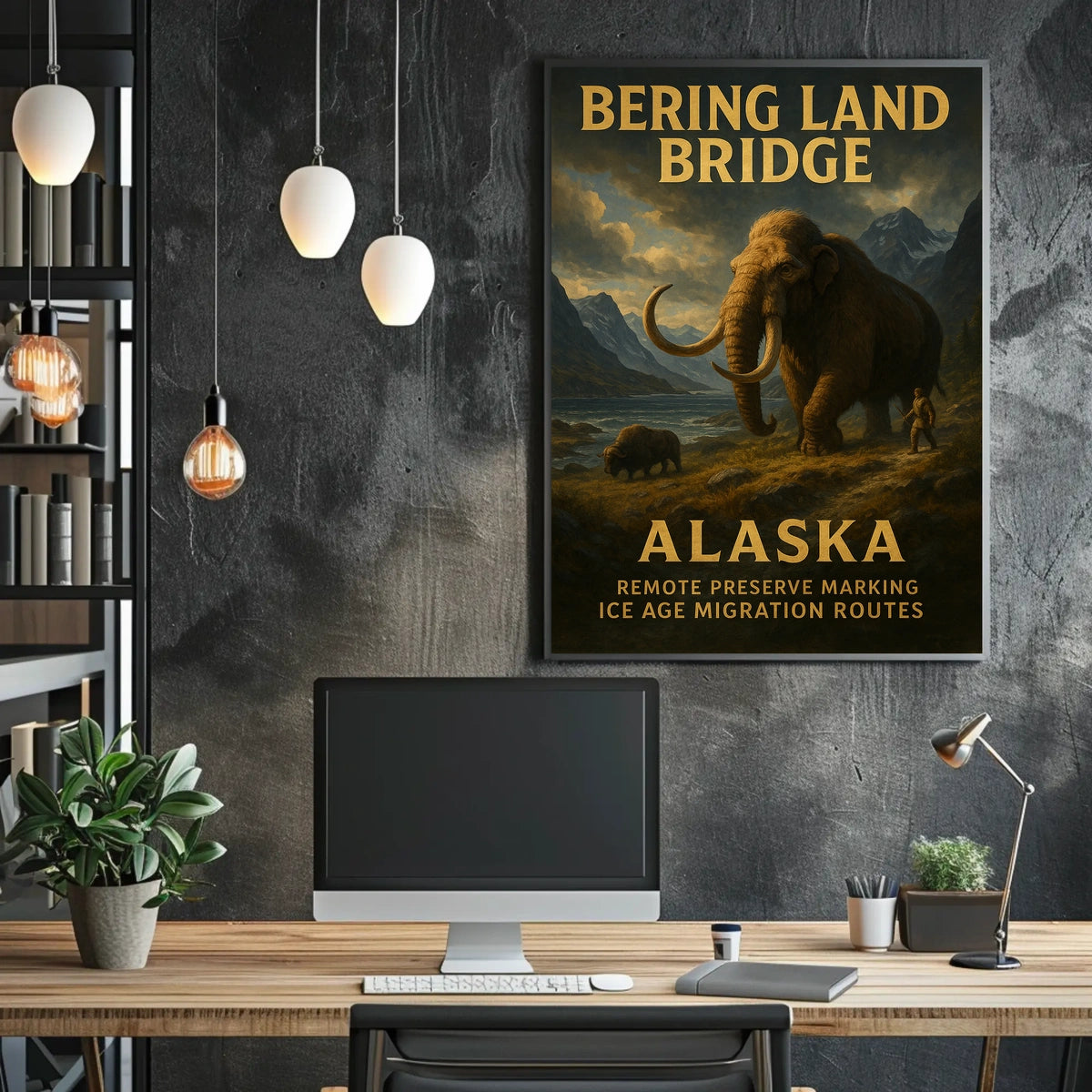 Bering Land Bridge Poster