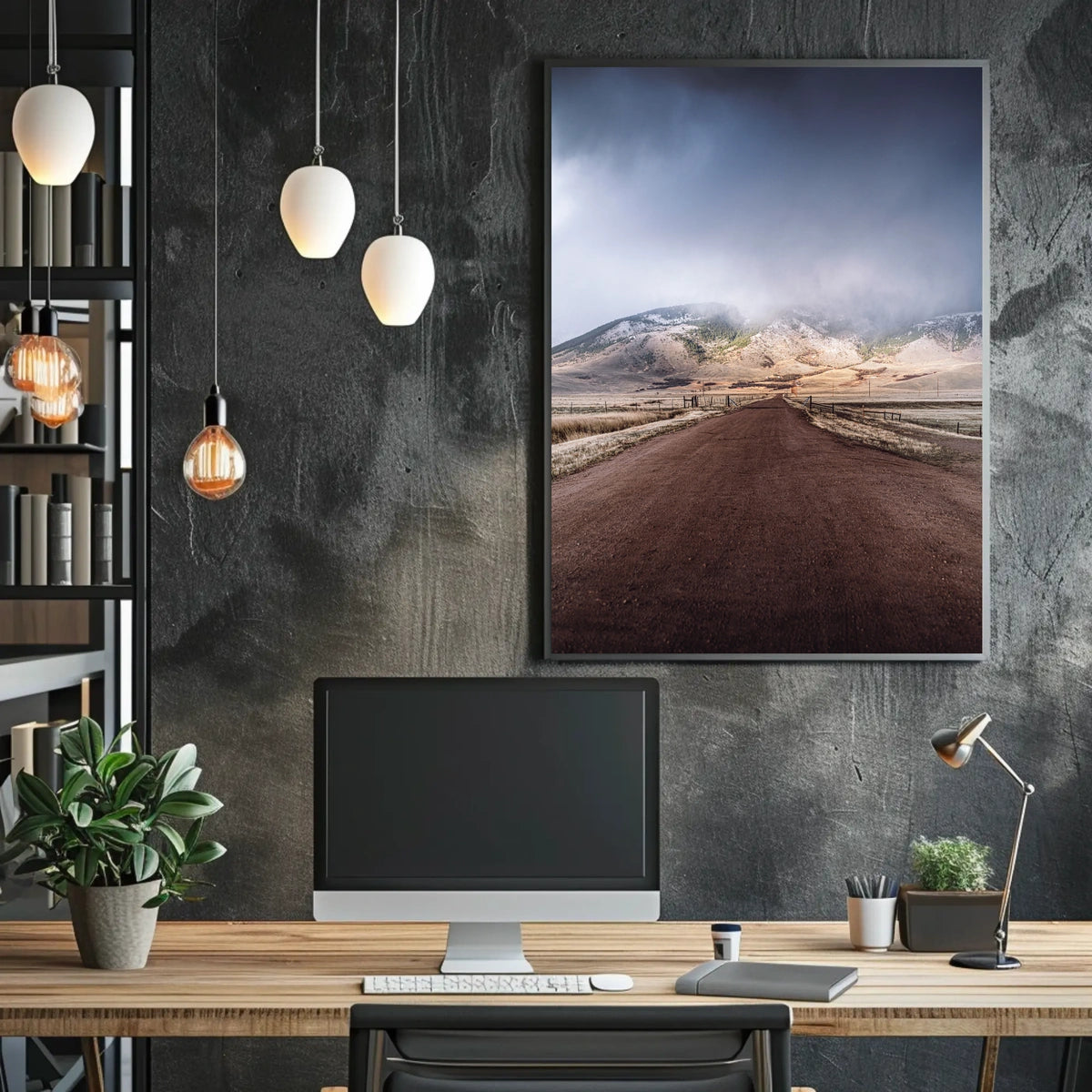 Misty Mountain Road Poster