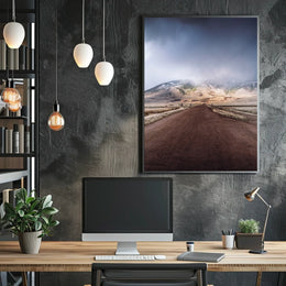 Misty Mountain Road Poster