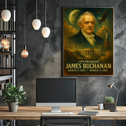James Buchanan 15Th President Poster