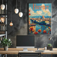 Florence Cathedral Vintage Poster