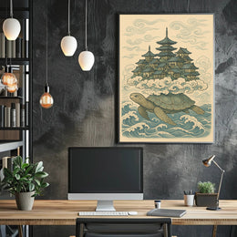 Harmony Under Ancient Skies: Fantasy or Mythology Poster